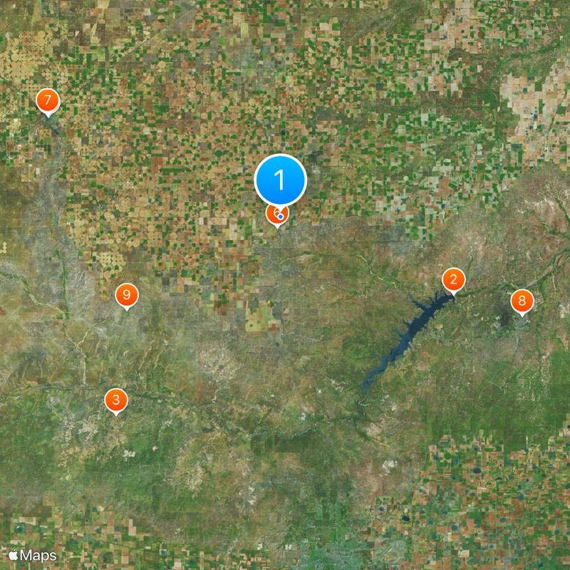 Dumas Map