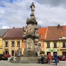 Fountain with statue of John of Nepomuk in Počátky