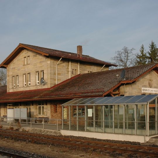 Station building at Hersbruck station