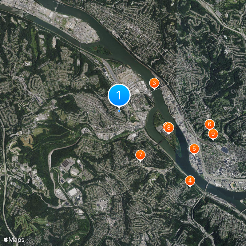 McKees Rocks Map