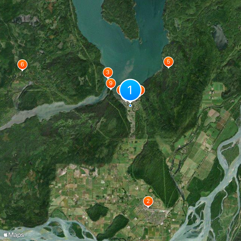 Harrison Hot Springs Map