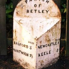 Milepost In Front Of Whitegates