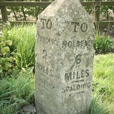 Milestone, near Sycamore Farm