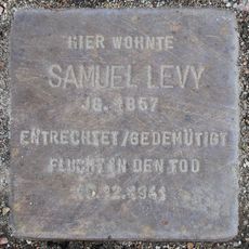 Stolperstein en memoria de Samuel Levy