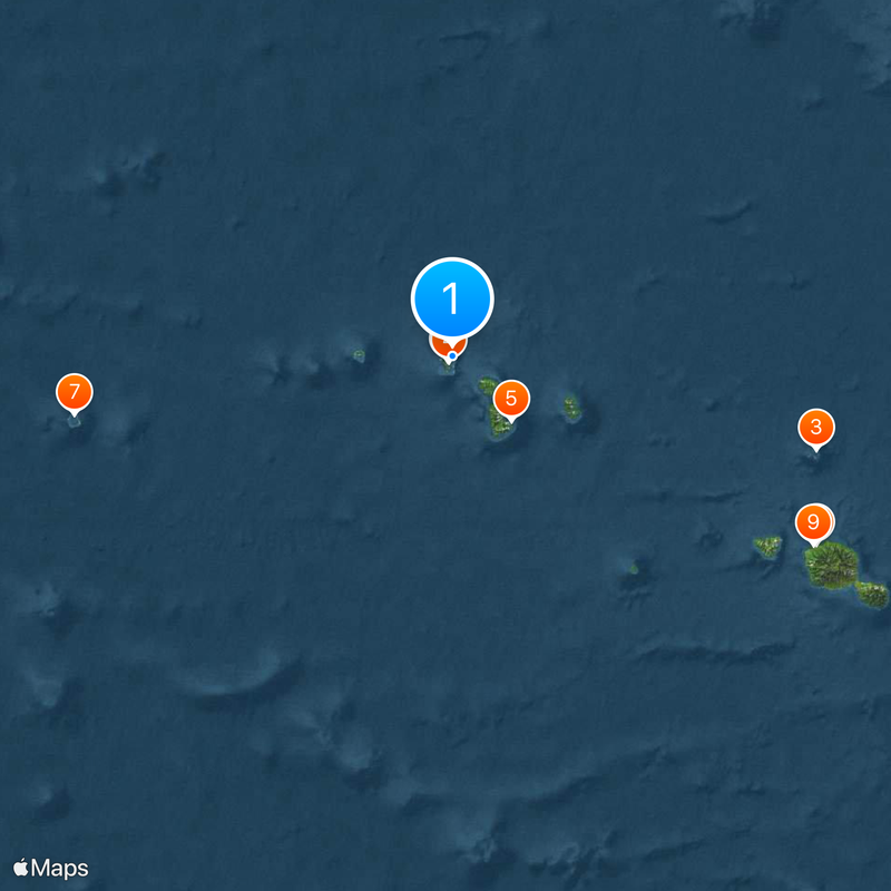 Four Seasons Resort Bora Bora Karte
