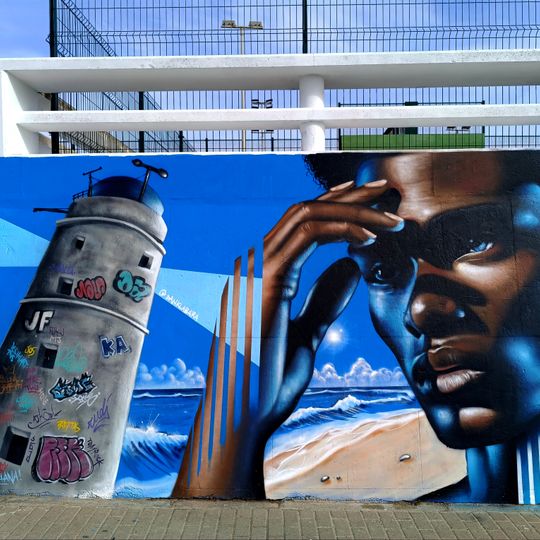 Muurschildering, kunstwerk