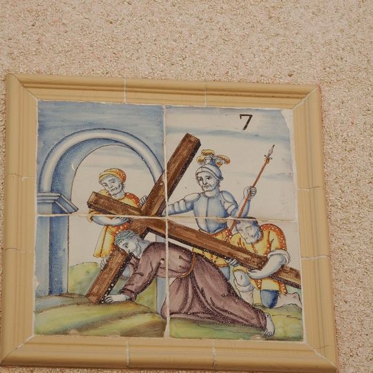 Estación VII del Via Crucis de Benipeixcar