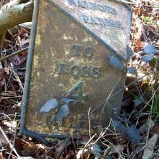 Milepost, Kerne Bridge; opp. Hazelhurst Bungalows
