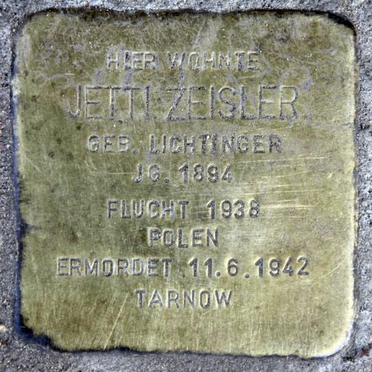 Stolperstein für Jetti Zeisler
