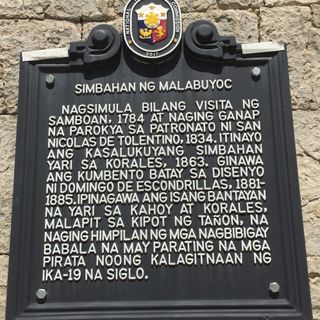 Church of Malabuyoc historical marker