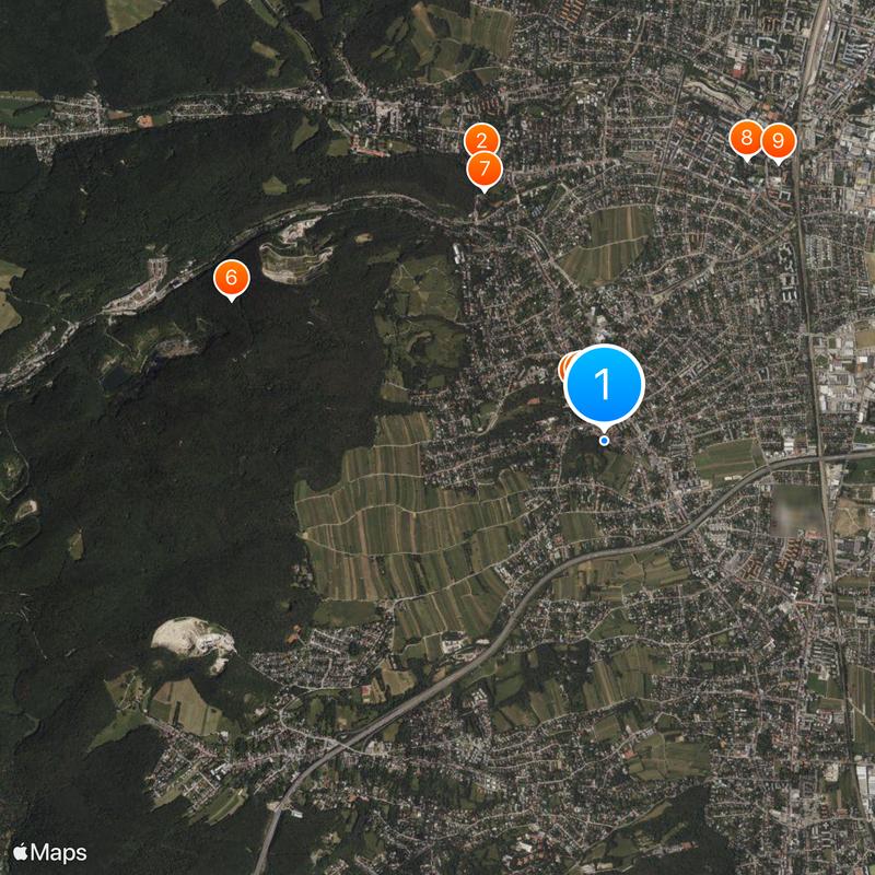 Perchtoldsdorf Mappa