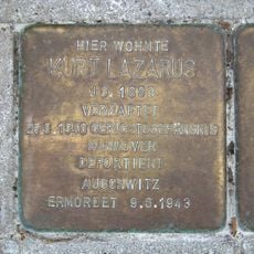 Stolperstein à la mémoire de Kurt Lazarus