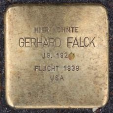 Stolperstein à la mémoire de Gerhard Falck