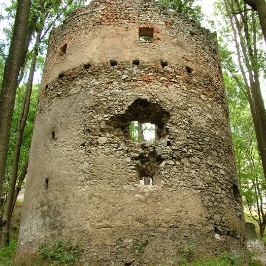 Hrad Dobrá voda, bašta západná