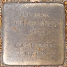 Stolperstein dedicated to Pauline Wolff
