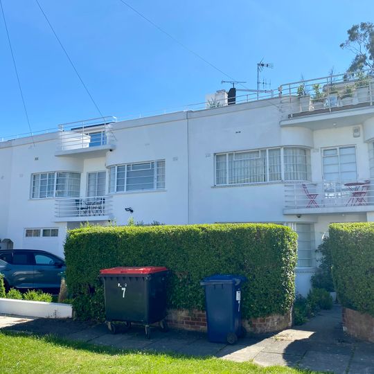 Numbers 1 To 7 And Attached Railings