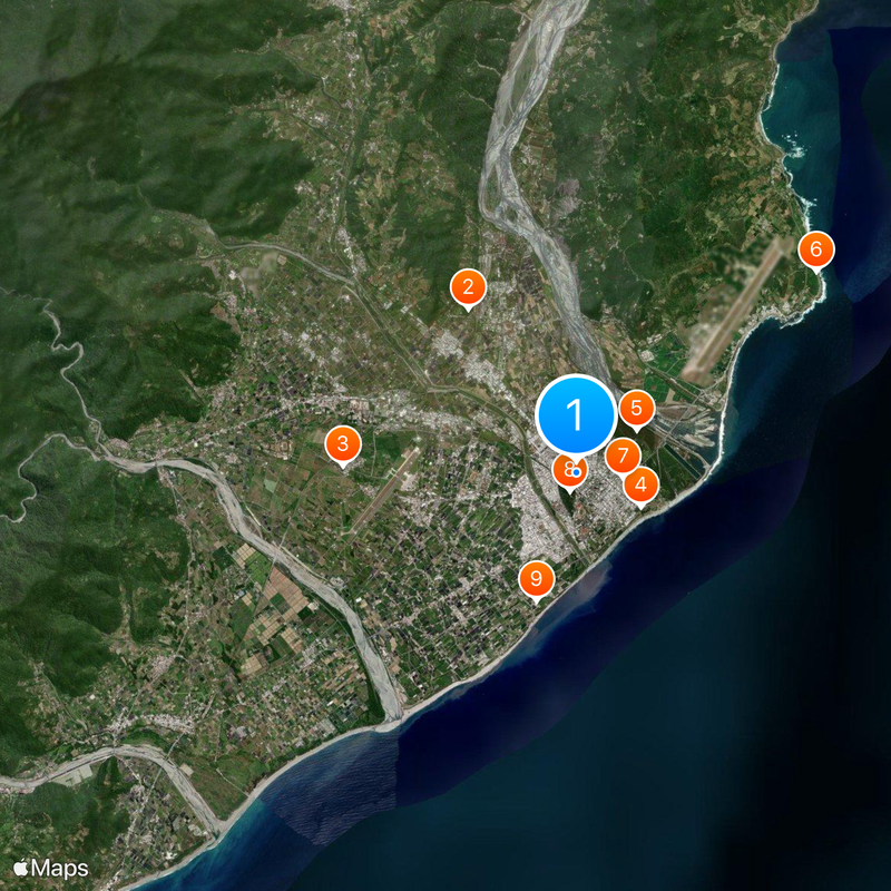 Taitung Mapa