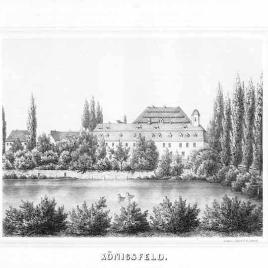 Ehemaliges Gutsverwalterhaus des Rittergutes sowie Kellergewölbe, Mauerreste und Sitznischenportal als Reste des ehemaligen Wasserschlosses Hauptstraße 13