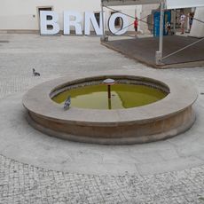 Fontána v areálu Staré radnice v Brně