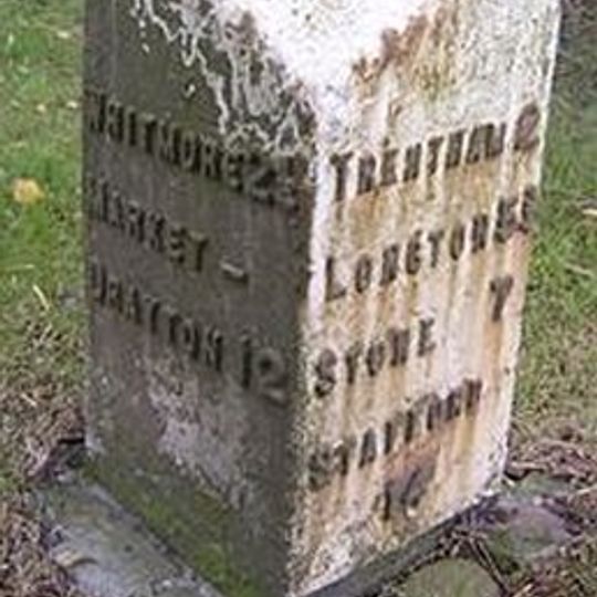 Milepost At Ngr Sj 8400 4186