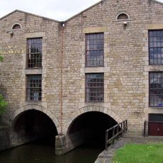 Bridge Warehouse At East End Of Leeds-Liverpool Canal Basin
