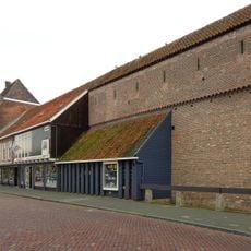 Resten van de middeleeuwse stadsmuur
