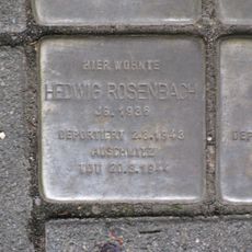 Stolperstein à la mémoire de Hedwig Rosenbach