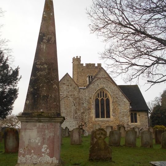 Obelisk 20 Yards To East Of Addington Church