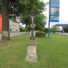 Kříž v Žirovnické ulici u benzinové pumpy v Počátkách