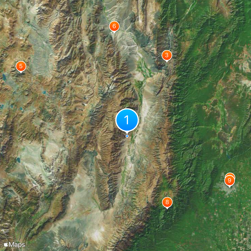 Ruins of Quilmes Mappa