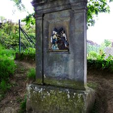 Obrázek na Křížové cestě u Tábora - 2. zastavení