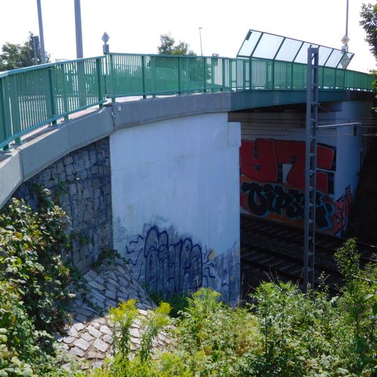 Bridge of K Říčanům street over railway line 221