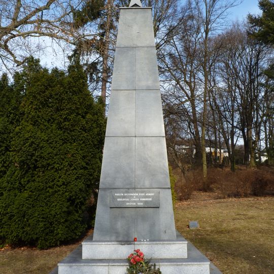World War II memorial in Řečkovice