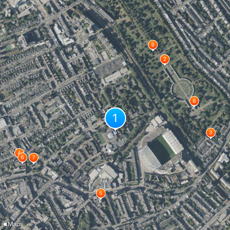 The London Oratory School Map