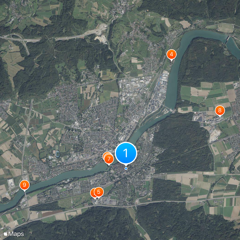 Rheinfelden Mappa