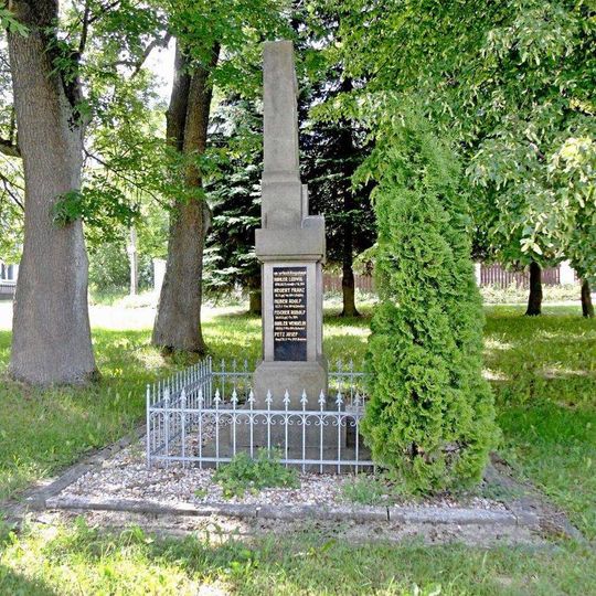 World War I memorial in Závišín