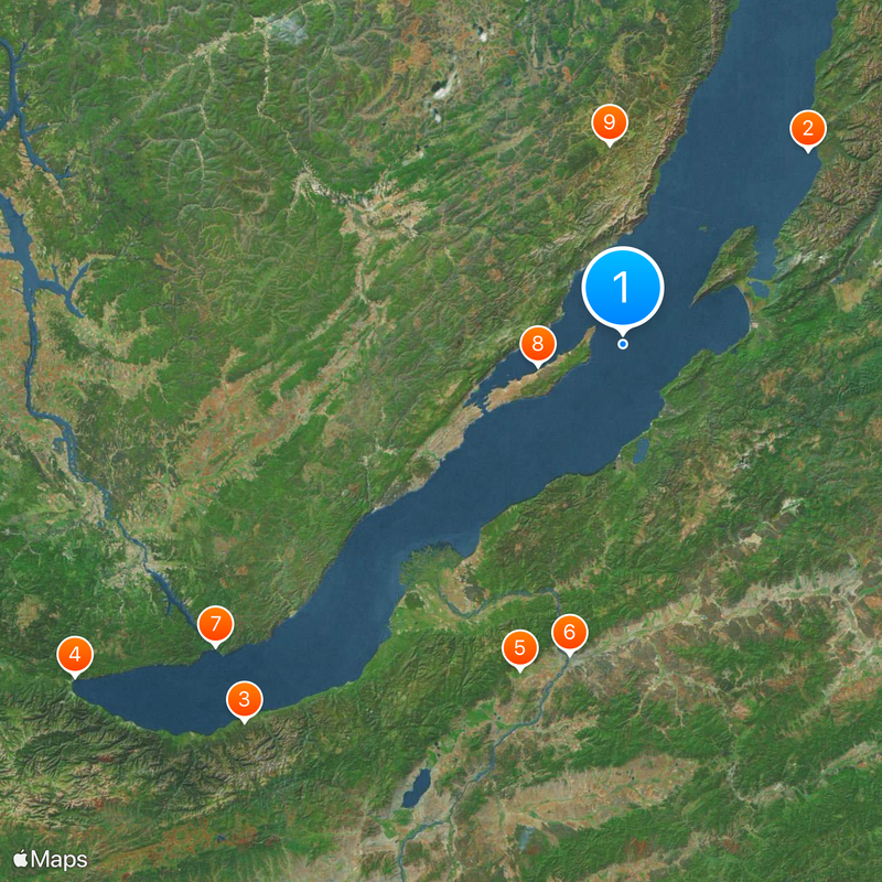 Lake Baikal Map