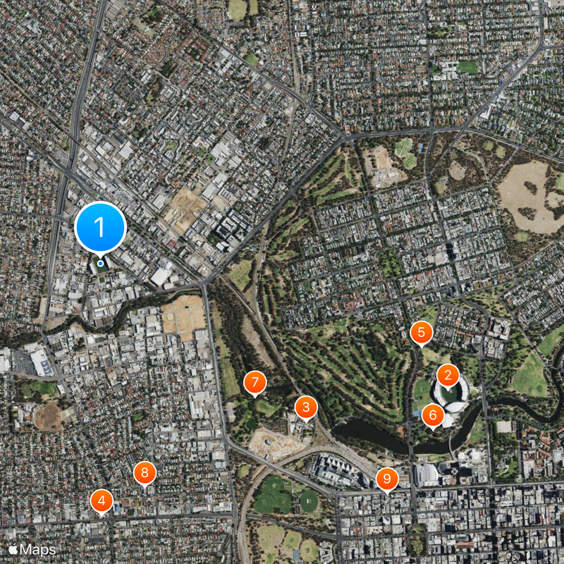 Hindmarsh Stadium Map