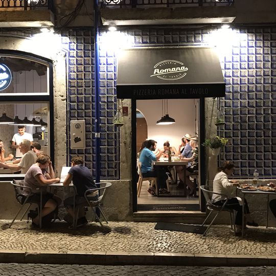 Pizzeria Romana al tavolo