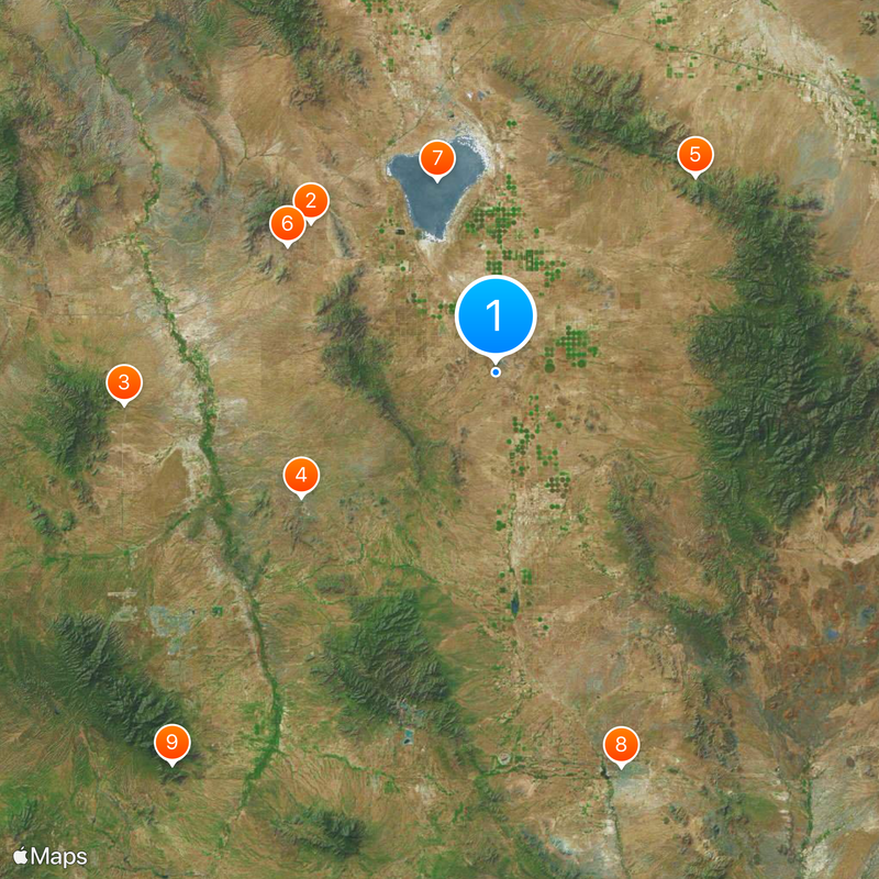 Comté de Cochise Carte