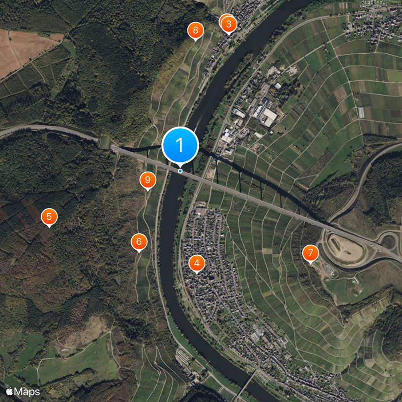 Hochmosel Bridge Mappa