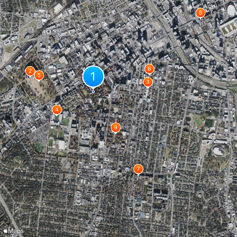 Vanderbilt University Map