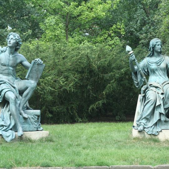Statues of Trade and Industry in Lužánky Park