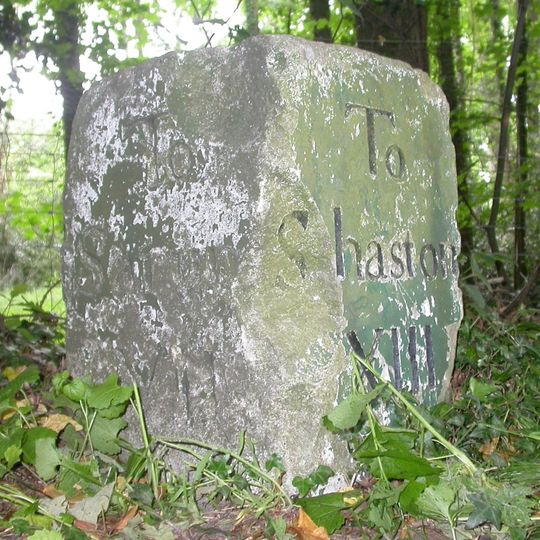 Milestone About 200 Metres East Of Drive To Lower Hurdcott Farm