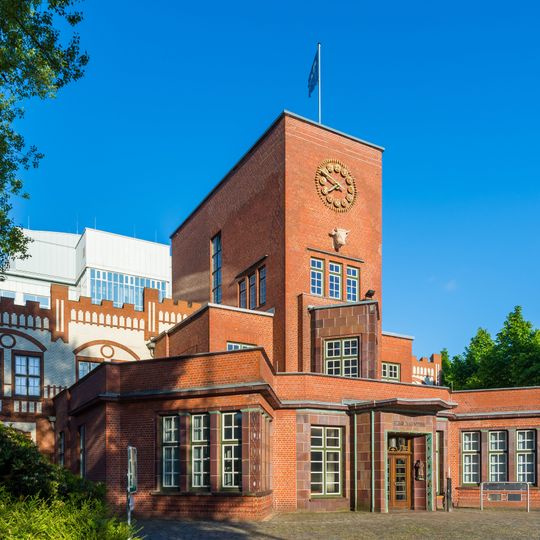 Eingangsgebäude der Margarinefabrik Voss