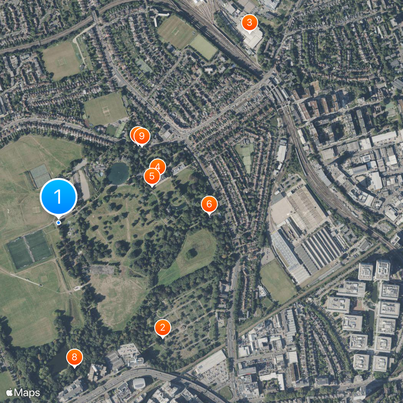Gunnersbury Park Map