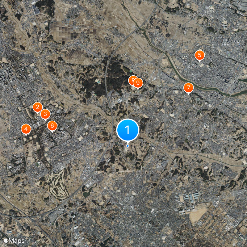 Joso Gakuin Junior & Senior High Schools Map
