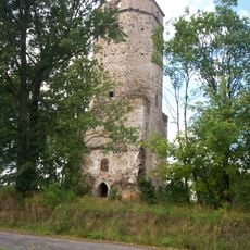 Saint Nicholas church tower in Oleszna Podgórska