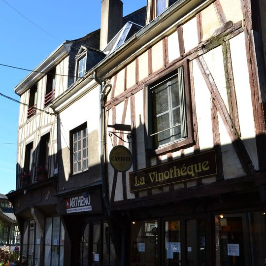 Maison à pans de bois, 8, rue de la Renarderie à Vendôme