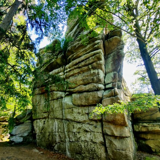 Kleiner Haberstein-Felsen W von Kleinwendern